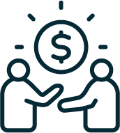 icon representing avoiding making concessions