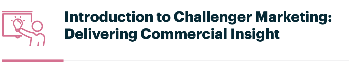 challenger sko topic - delivering commercial insight