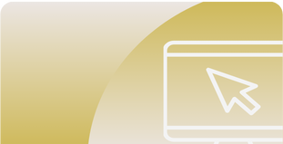 graphic with icon that shows a cursor and computer screen representing challenger's online sales training delivery option