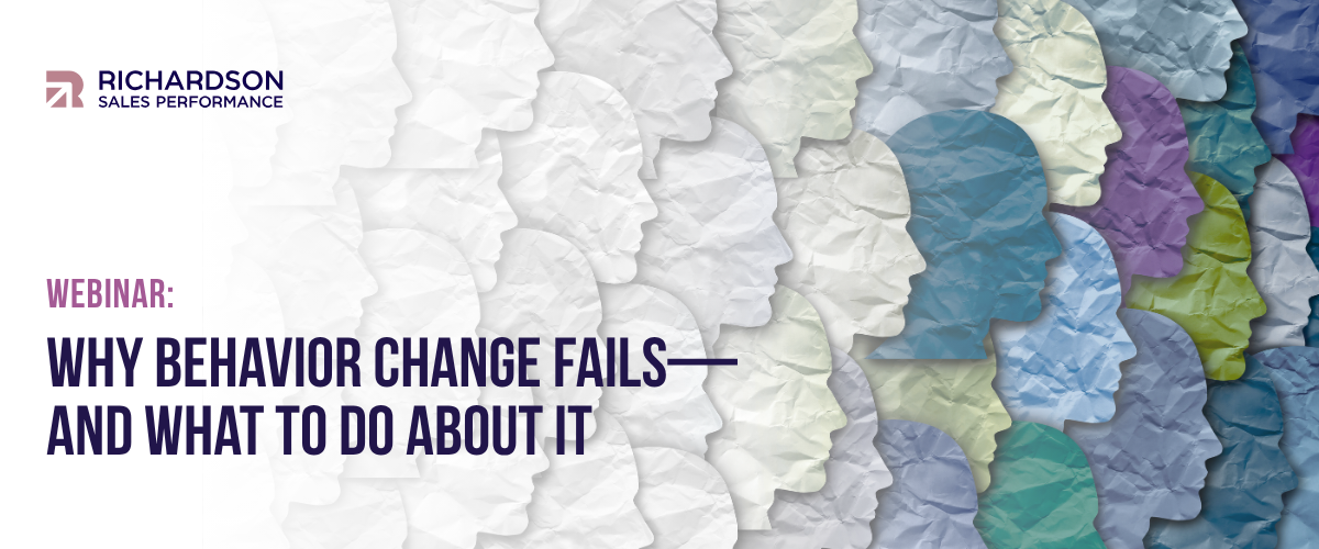 Webinar: Why Behavior Change Fails and What to Do About It