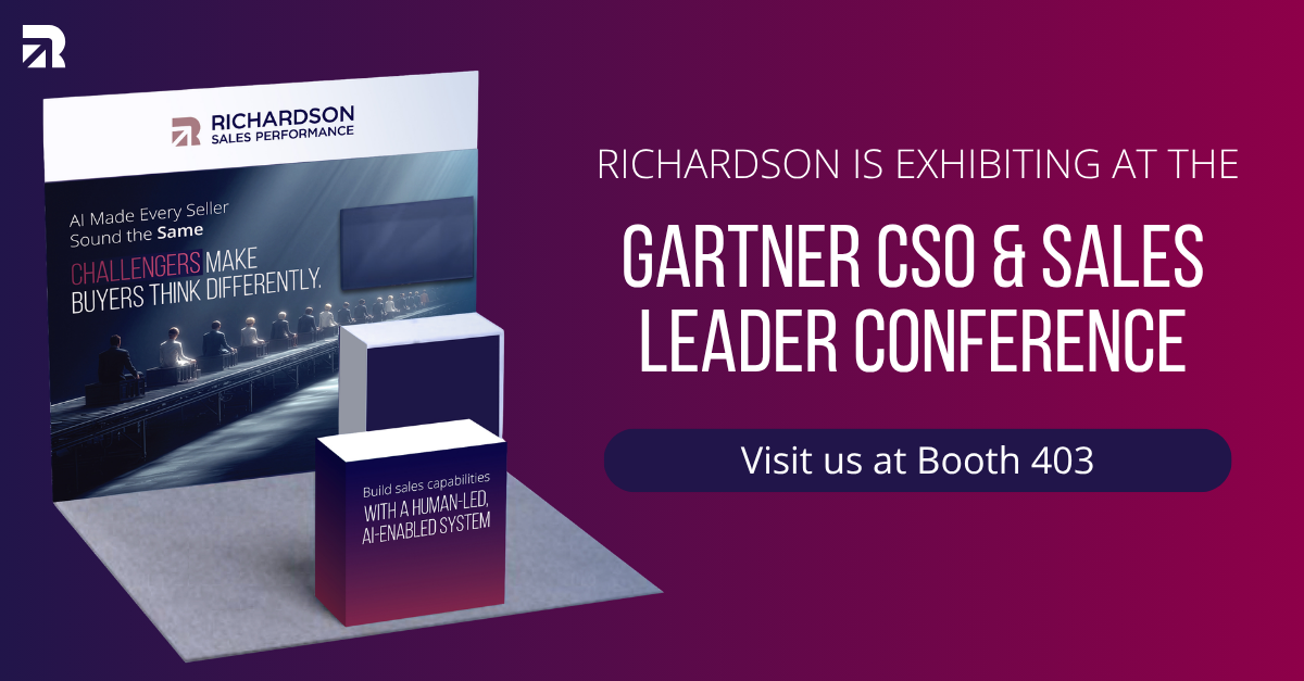 Richardson and Challenger at Gartner CSO and Sales Leader Conference